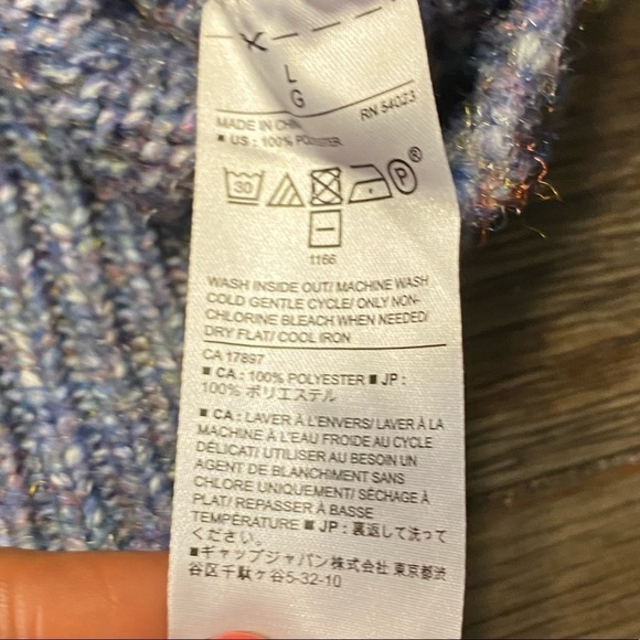 Banana Republic Women's Space Dye Turtle Neck   Sweater size L - Picture 4 of 6